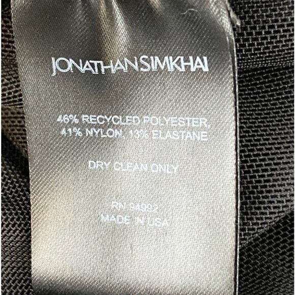 New Jonathan Simkhai Standard Maddox Lace Mock Neck Bodysuit - Picture 5 of 9